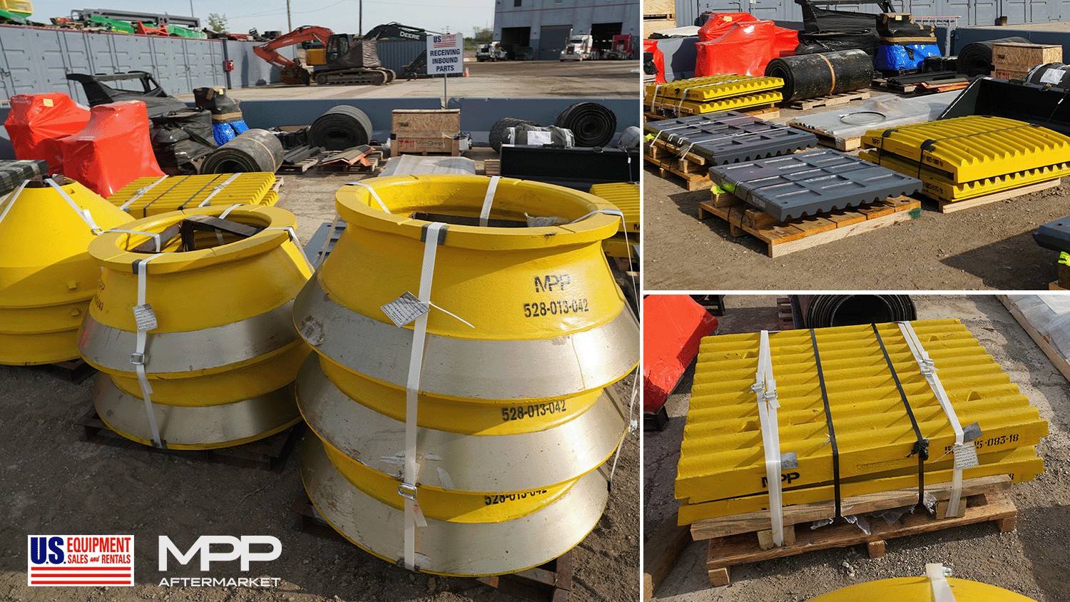 High abrasion crusher wear parts delivery via an FCL order